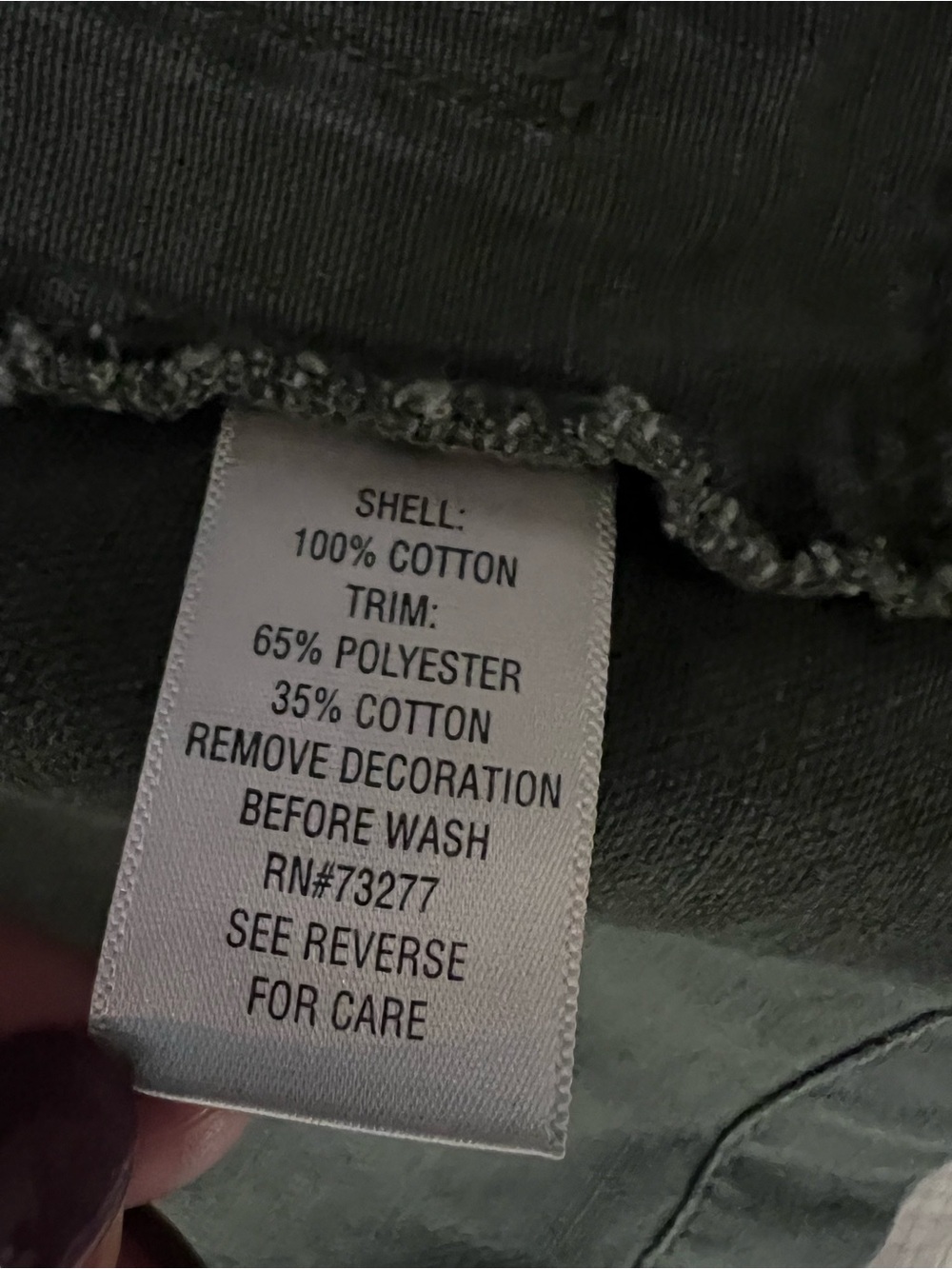 ELLE Olive Green Cinch-Waist Utility Jacket size 4 - Picture 10 of 12